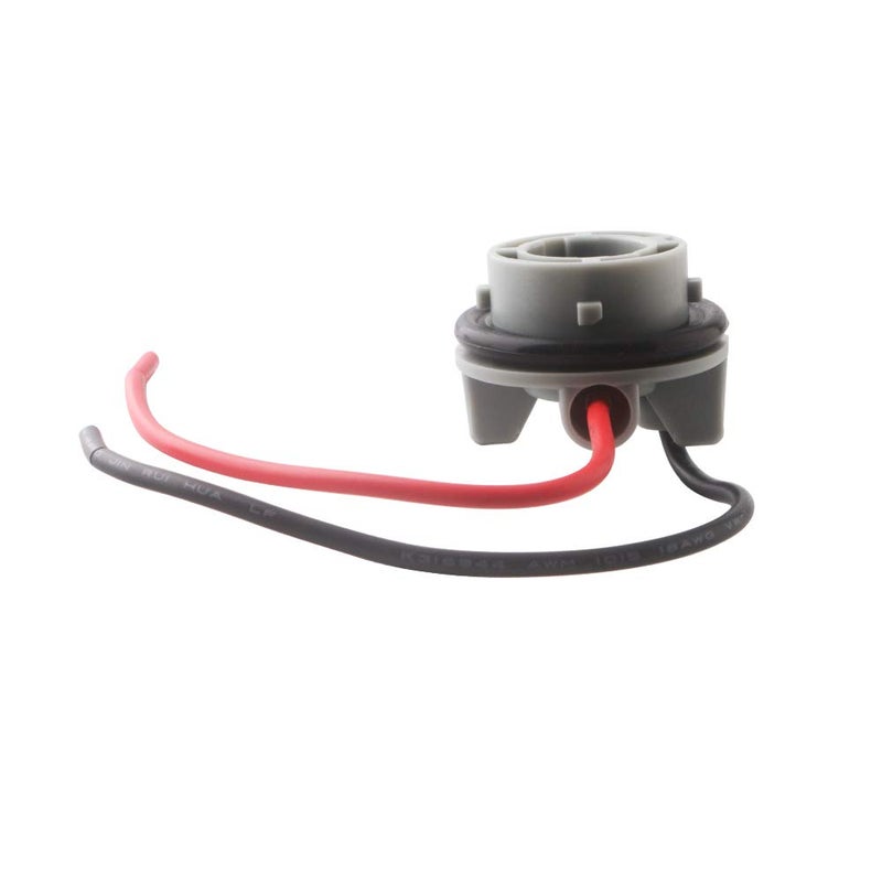 GLL Standard 1156 LED Bulbs Socket Holder Auto Car Plastic Waterproof Turn Signal Tail Stop Rear Brake Light Base Harness Plugs Connectors Pre-wired Wiring Sockets - Image 4